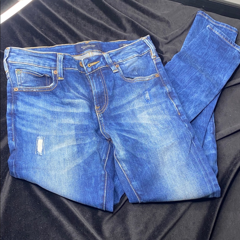 Scotch & Soda Vibrant Blue Jeans